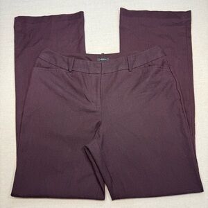 Worthington Modern Fit Women's Deep Burgundy Trousers - Size 10